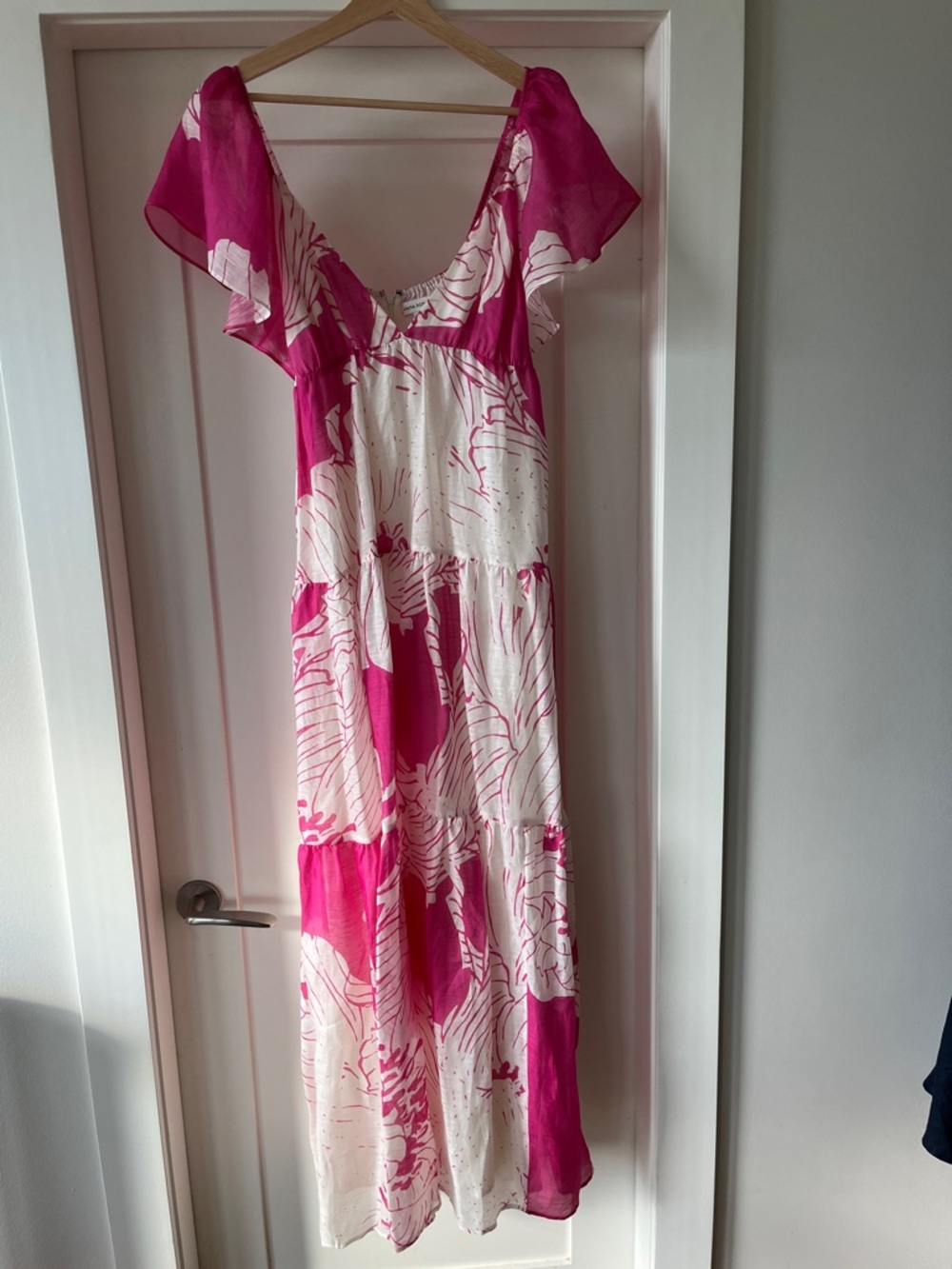 Banana Republic Pink and White Floral Dress